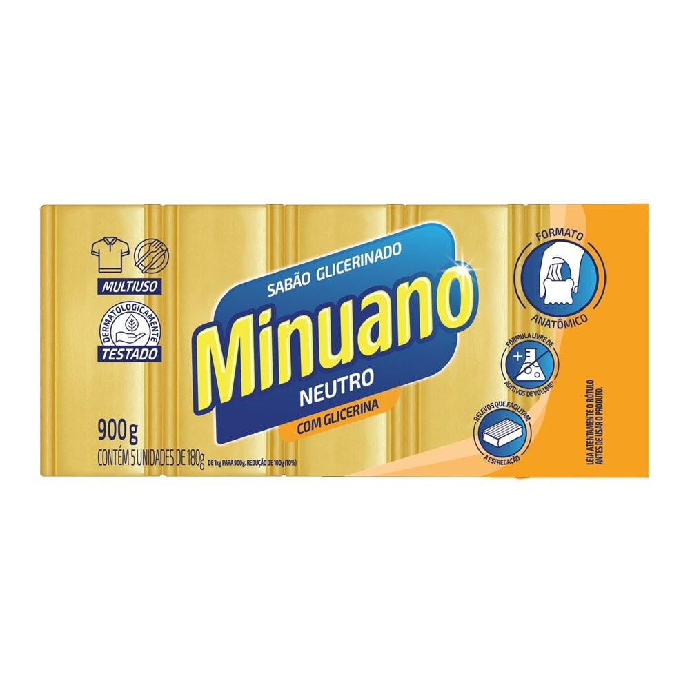 SABAO EM PEDRA NEUTRO 900G MINUANO C/05