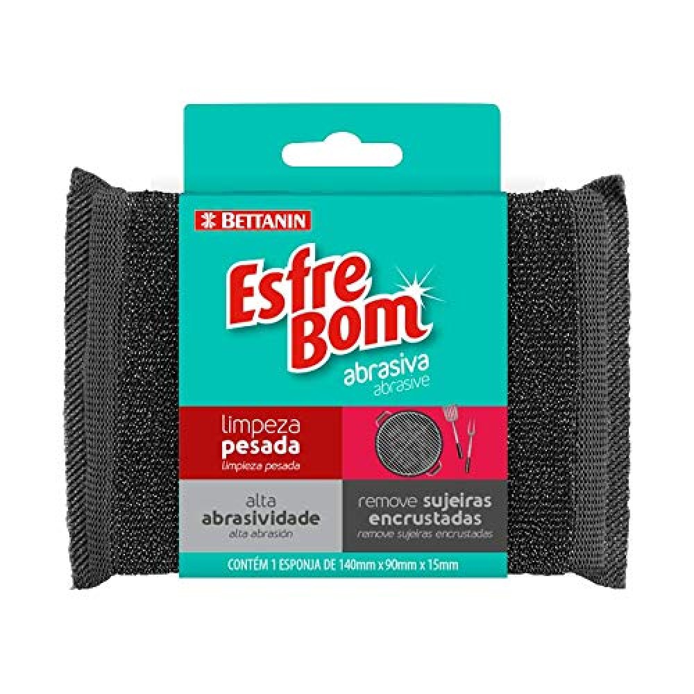 ESPONJA ABRASIVA INOX ESFREBOM