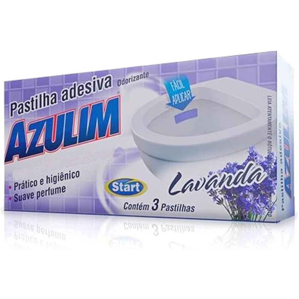 PASTILHA ADESIVA LAVANDA AZULIM C/03