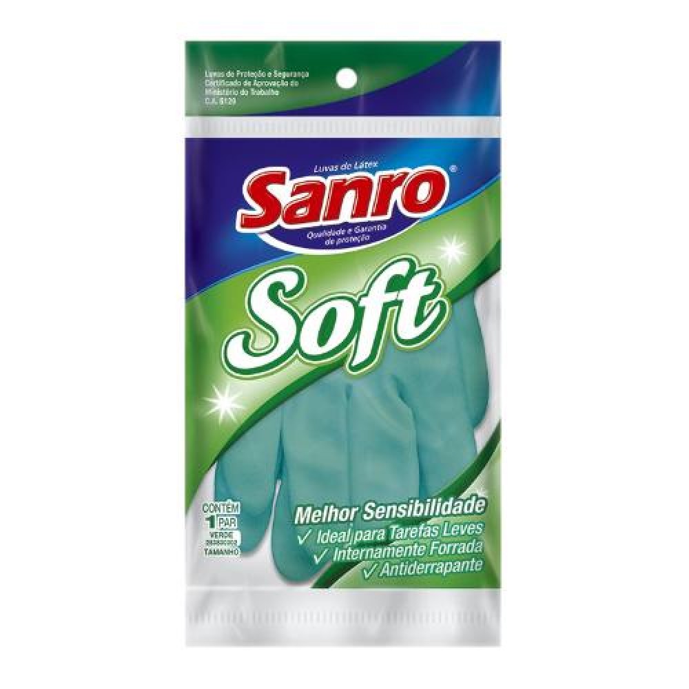 LUVA SOFT P SANRO