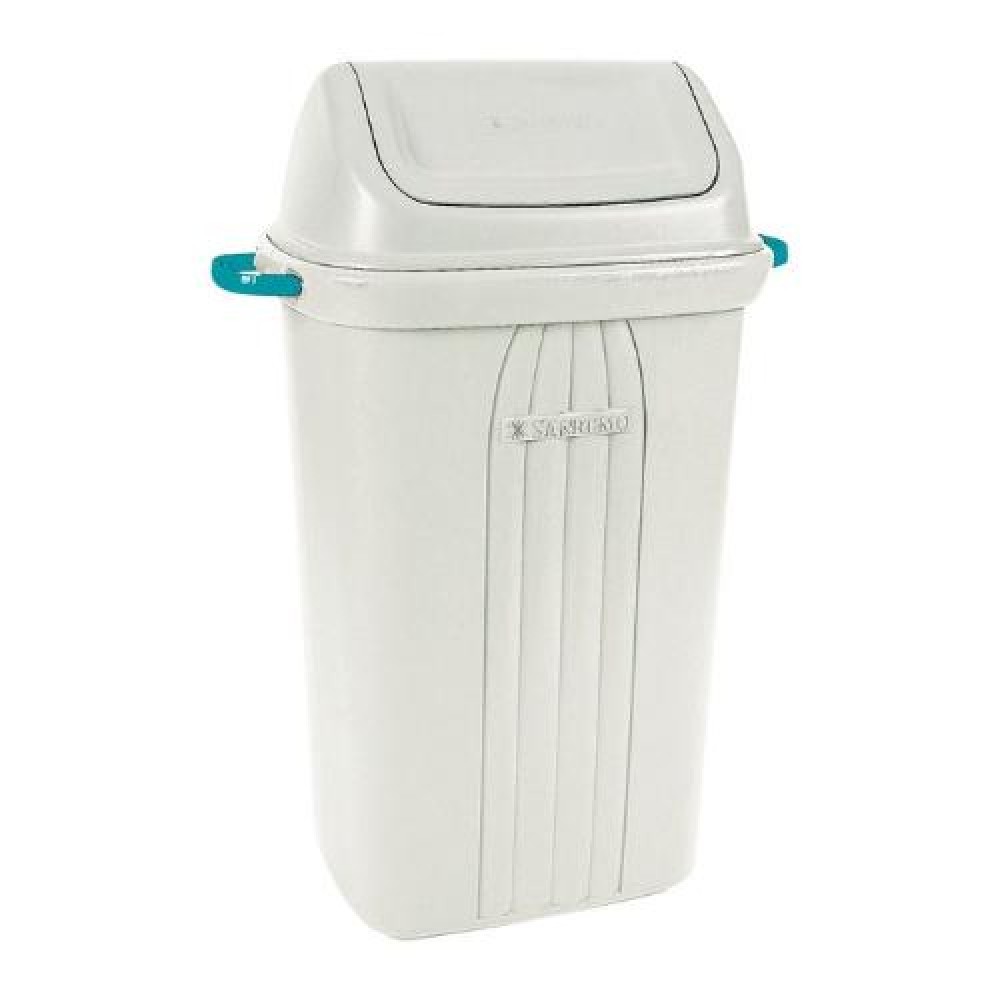 LIXEIRA PLASTICA C/ TAMPA BASCULANTE 60L SANREMO REF.284