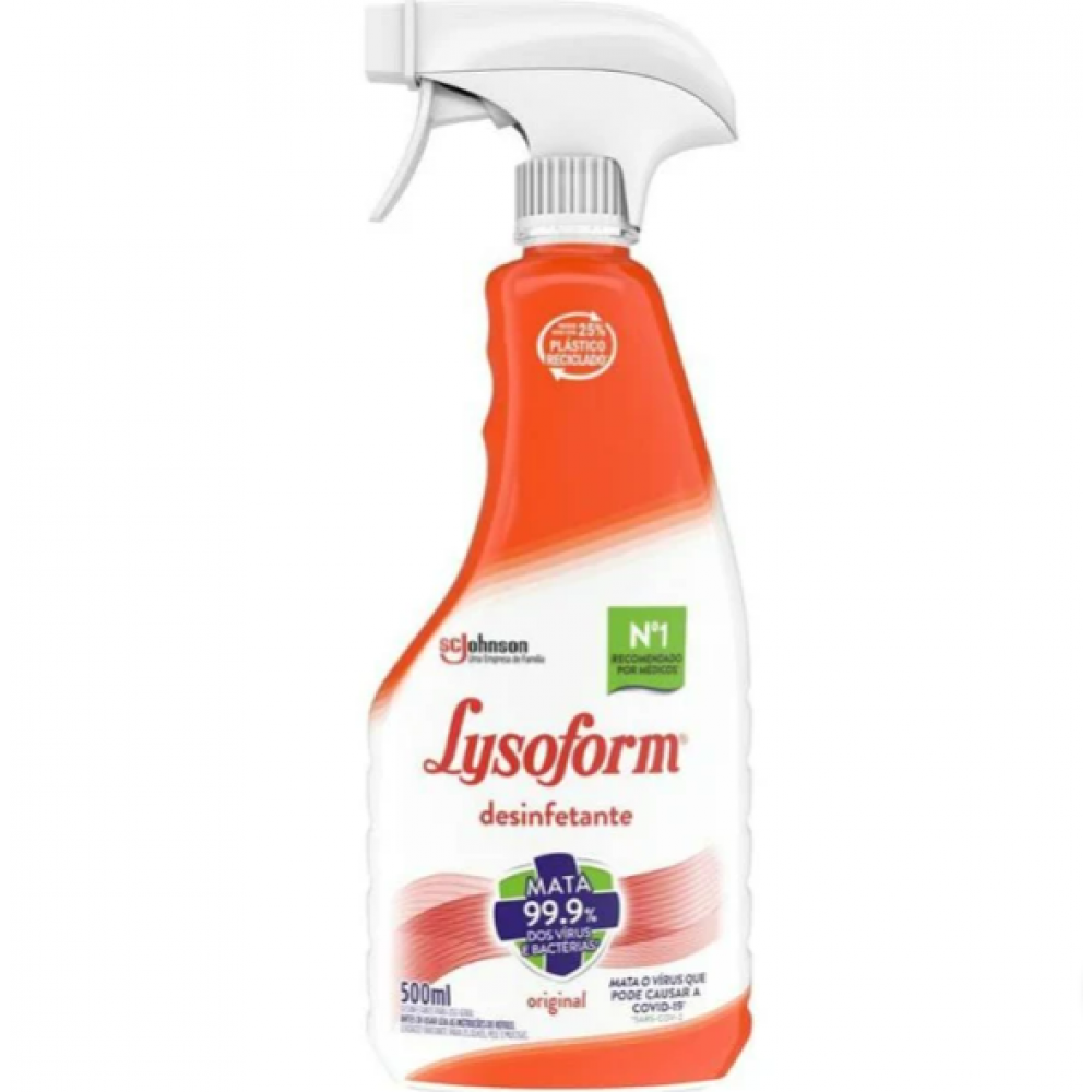 DESINFETANTE SPRAY ORIGINAL 500ML LYSOFORM