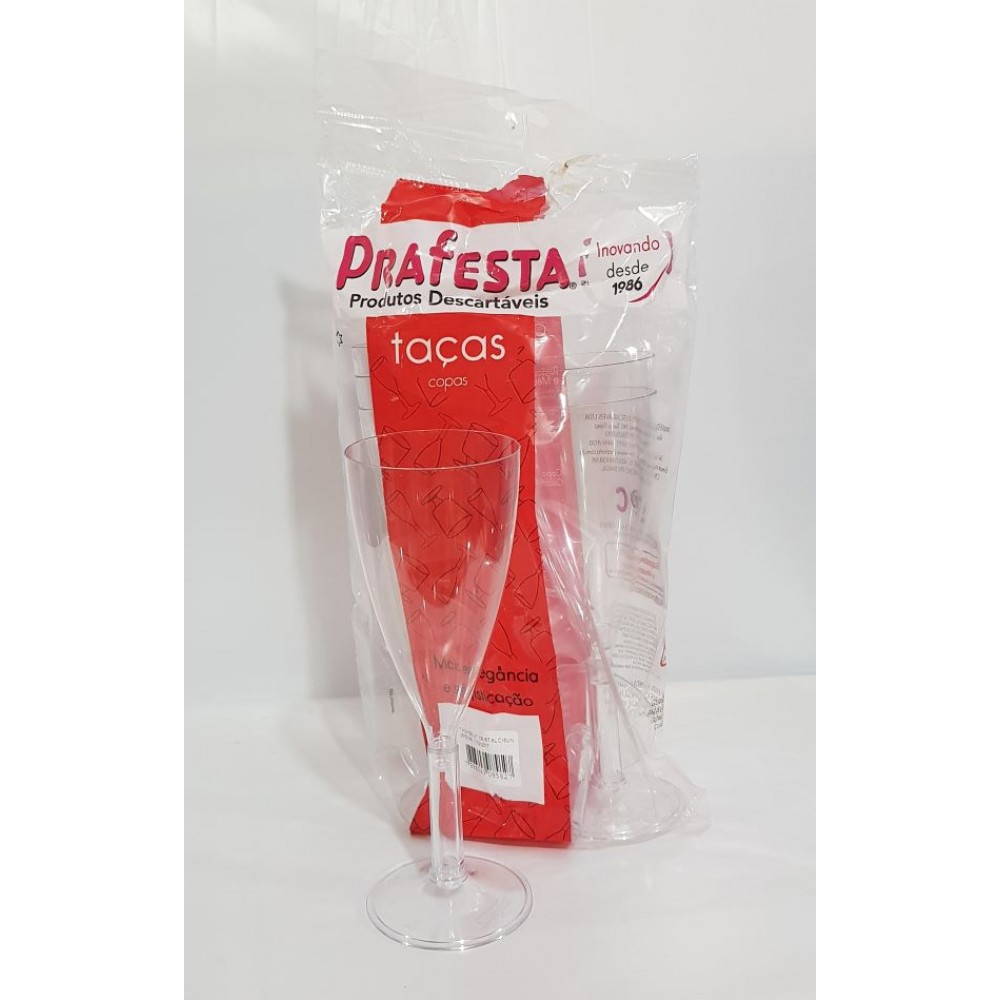TAÇA SALUT CRISTAL 150ML PRAFESTA C/06 REF.PK