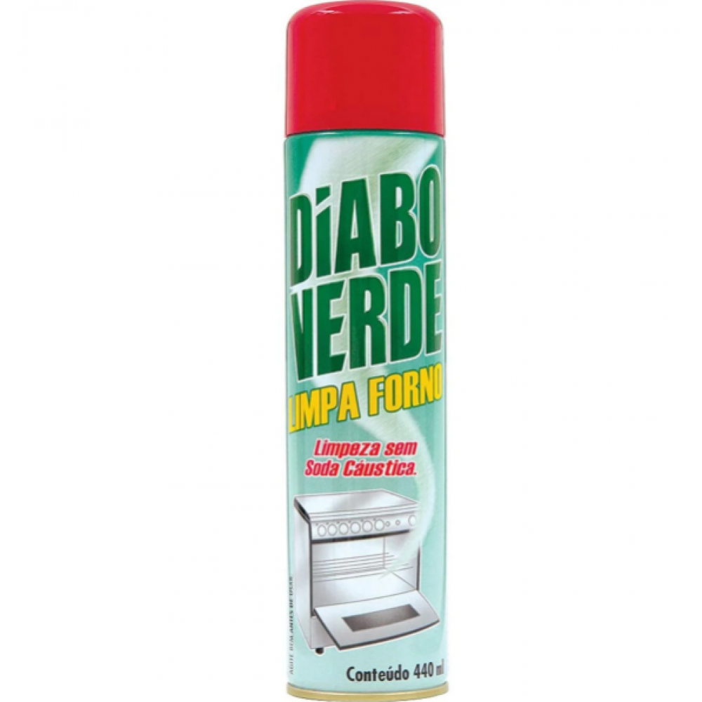 LIMPA FORNO AEROSOL 440ML DIABO VERDE