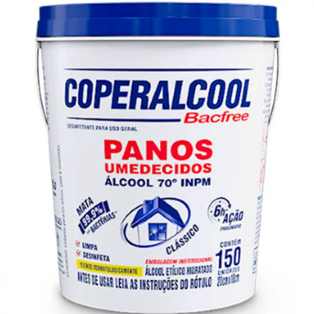 PANOS UMEDECIDOS CLASSICO COPERALCOOL C/150