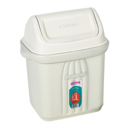 LIXEIRA PLASTICA P/ PIA C/ TAMPA BASCULANTE 6,5L SANREMO REF.278