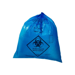 SACO LIXO HAMPER AZUL 200L C/50
