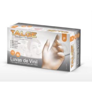 LUVA VINIL S/ PO PEQUENA TALGE C/100