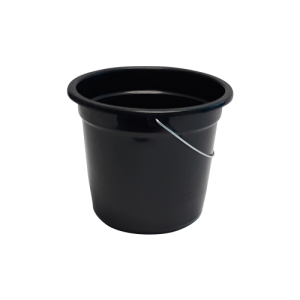 BALDE PLASTICO ECONOMICO PRETO 7L COR&LAR