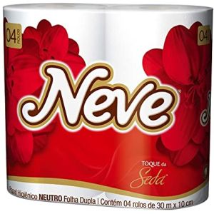 PAPEL HIGIENICO FOLHA DUPLA NEVE 30M C/04