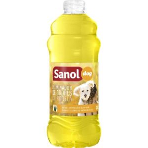 ELIMINADOR ODORES CITRONELA 2LT SANOL DOG