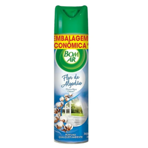 DESODORIZANTE AEROSOL FLOR DE ALGODAO 360ML BOM AR