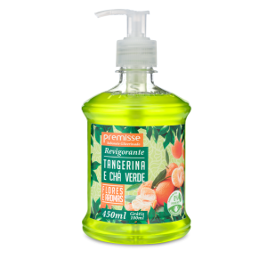 SABONETE LIQUIDO TANGERINA E CHA VERDE 450ML PREMISSE