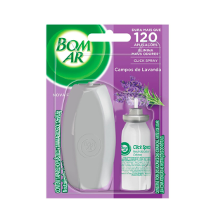 DESODORIZANTE CLICK SPRAY LAVANDA CONJUNTO 12ML BOM AR