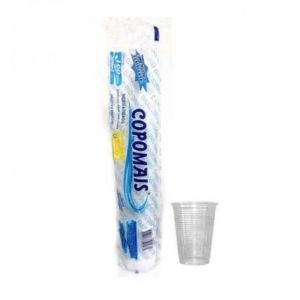 COPO DESCARTAVEL TRANSPARENTE 180ML COPOMAIS C/100