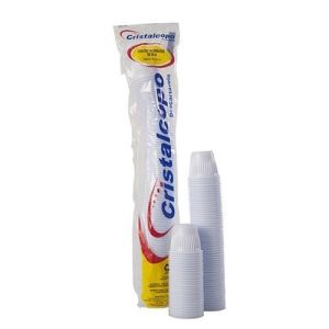 COPO DESCARTAVEL BRANCO 50ML CRISTALCOPO C100