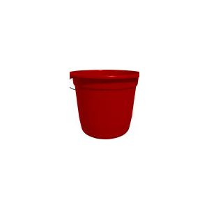 BALDE PLASTICO 15L VERMELHO COR&LAR