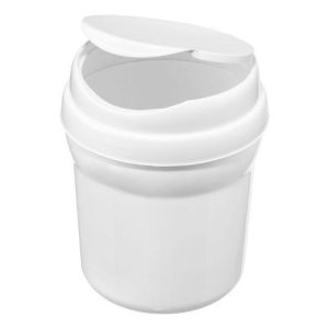 LIXEIRA PLASTICA P/ PIA C/ TAMPA 2,4L SANREMO REF357