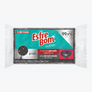 ESPONJA LIMPEZA PESADA ALTA ABRASIVIDADE ESFREBOM REF.453
