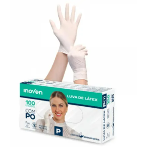 LUVA LATEX C PO PEQUENA INOVEN C100