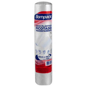 SACO PICOTADO BOBINA 40 X 58 12L C/ 400 BOMPACK